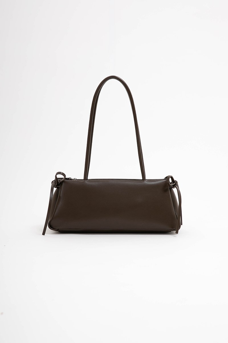 MARLA RIBBON TRAPEZE SHOULDER BAG