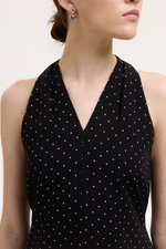 STEPHY HALTER POLKA DOT TOP