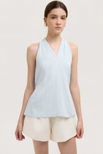 STEPHY HALTER POLKA DOT TOP