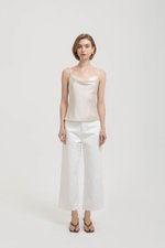 LIVIA COWL SATIN CAMI TOP