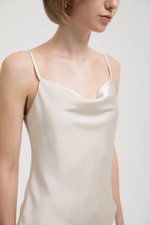 LIVIA COWL SATIN CAMI TOP
