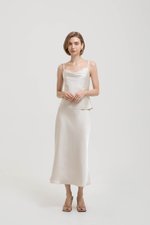 LIVIA COWL SATIN CAMI TOP