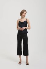 LIVIA COWL SATIN CAMI TOP
