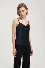 LIVIA COWL SATIN CAMI TOP