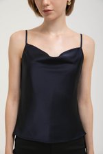 LIVIA COWL SATIN CAMI TOP