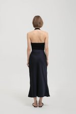 ELOISE SATIN BIAS SKIRT
