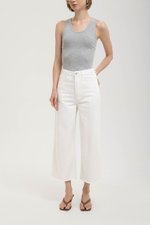 MARLON RAW HEM CROPPED JEANS