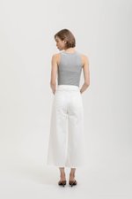MARLON RAW HEM CROPPED JEANS