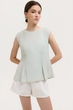 CARMINE SHEER TOP W CAMI