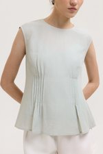 CARMINE SHEER TOP W CAMI