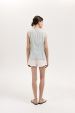 CARMINE SHEER TOP W CAMI