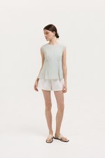 CARMINE SHEER TOP W CAMI