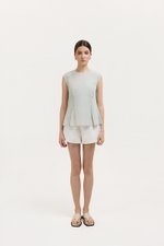 CARMINE SHEER TOP W CAMI