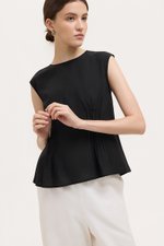 CARMINE SHEER TOP W CAMI