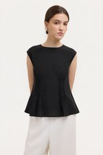 CARMINE SHEER TOP W CAMI