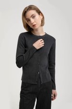 CASPER ROUND NECK CARDIGAN