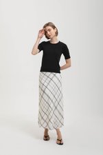CASSIDY KNIT TOP W DETACHABLE SCARF