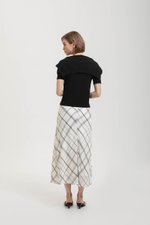 CASSIDY KNIT TOP W DETACHABLE SCARF