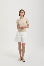 CASSIDY KNIT TOP W DETACHABLE SCARF