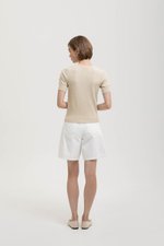 CASSIDY KNIT TOP W DETACHABLE SCARF