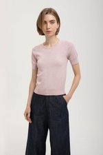 CASSIDY KNIT TOP W DETACHABLE SCARF