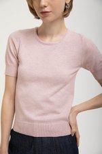 CASSIDY KNIT TOP W DETACHABLE SCARF