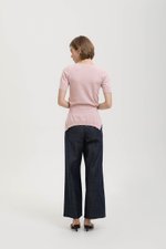 CASSIDY KNIT TOP W DETACHABLE SCARF