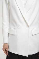 ADRIEN RUCHED SLEEVE BLAZER