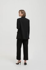 ADRIEN RUCHED SLEEVE BLAZER