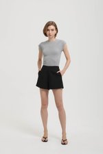CHARLIE HIGH WAISTED TAILORED SHORTS