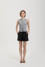 ALICIA LACE TRIM RIBBED KNIT TANK TOP