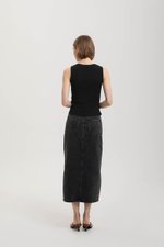 ALICIA LACE TRIM RIBBED KNIT TANK TOP