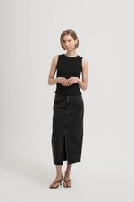 ALICIA LACE TRIM RIBBED KNIT TANK TOP