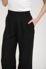 IRIS PLEATED LINEN PANTS