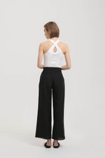 IRIS PLEATED LINEN PANTS