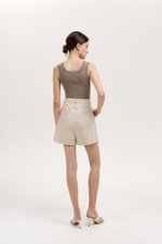 PARKER PLEATED TWILL SHORTS