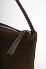 DEMY SUEDE SHOULDER BAG