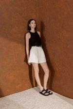 PARKER PLEATED TWILL SHORTS