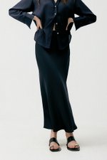 ELOISE SATIN BIAS SKIRT