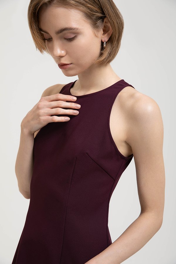 DEVINA TANK COLUMN MIDI DRESS