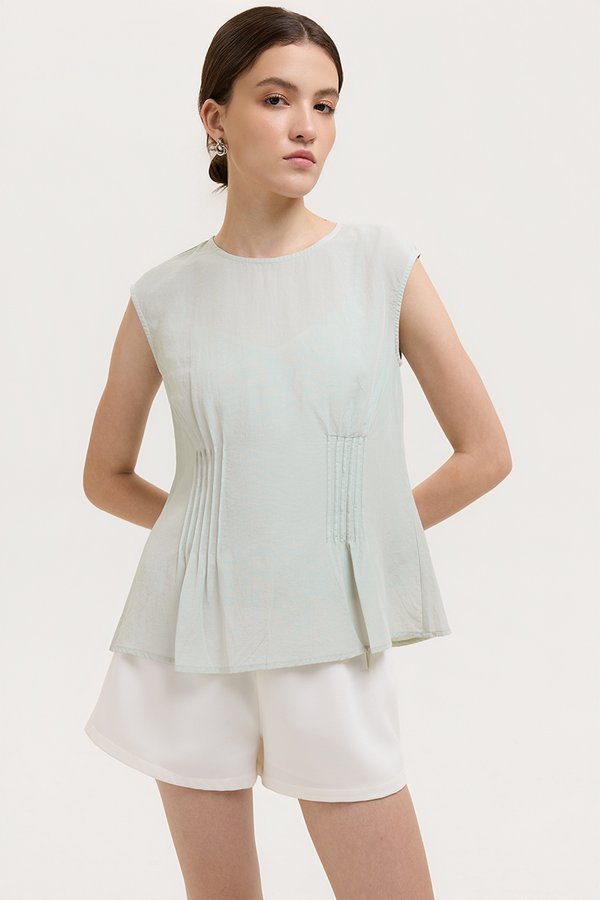 CARMINE SHEER TOP W CAMI