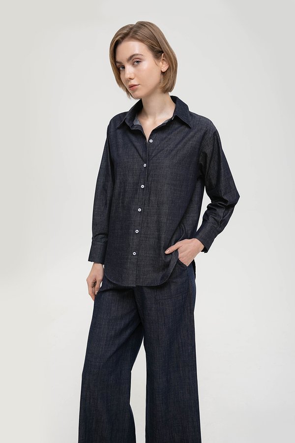 MONIQUE CHAMBRAY DENIM SHIRT