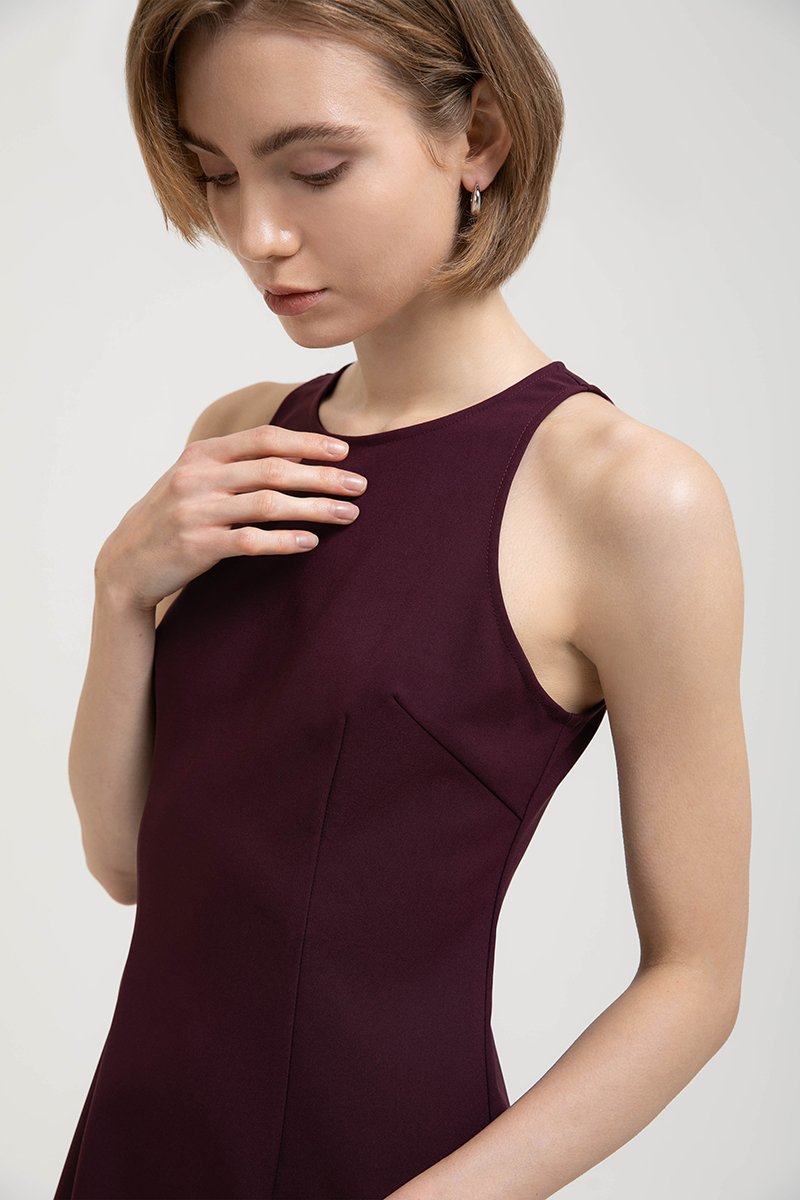 DEVINA TANK COLUMN MIDI DRESS