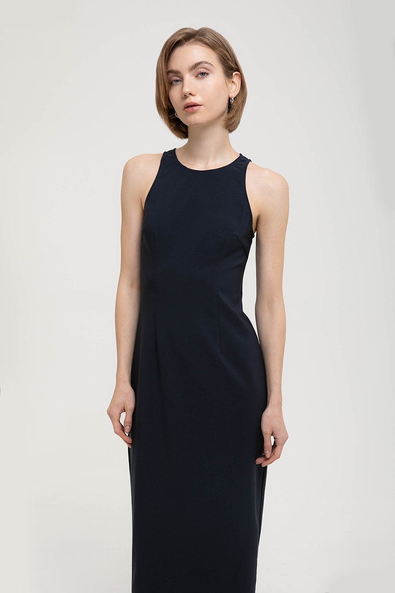DEVINA TANK COLUMN MIDI DRESS