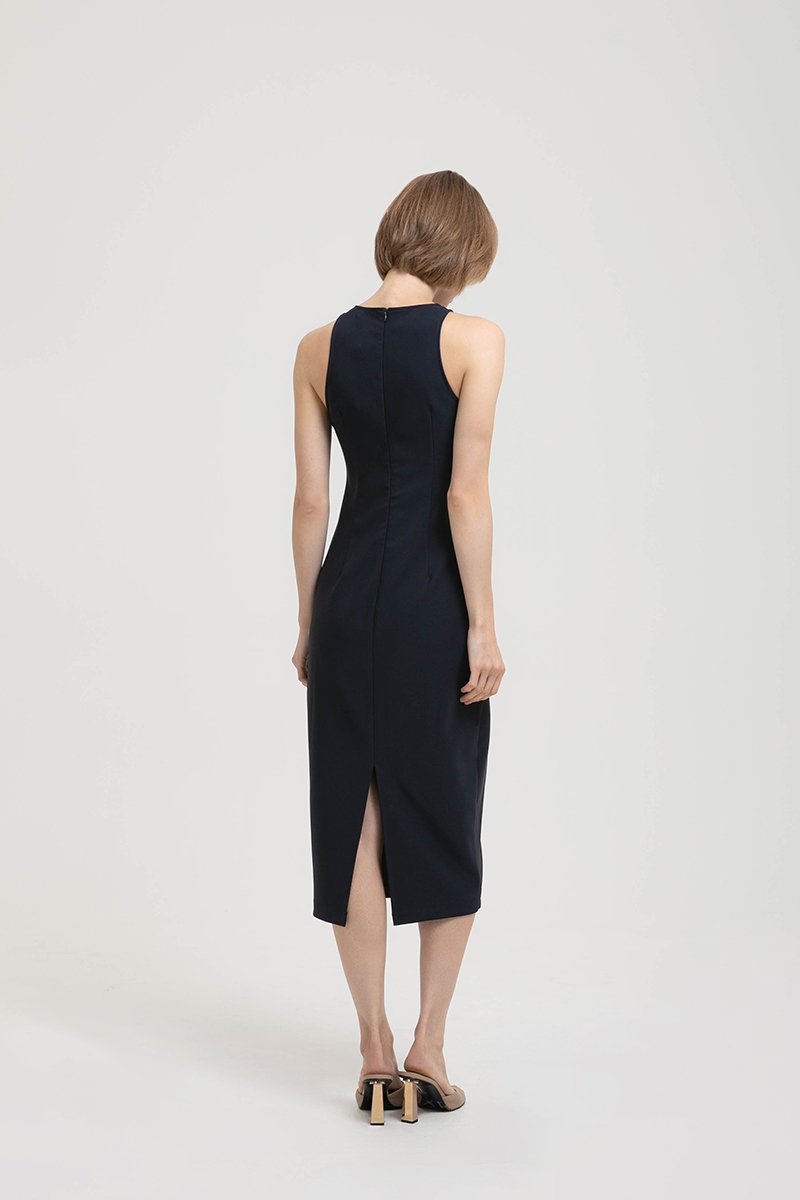 DEVINA TANK COLUMN MIDI DRESS