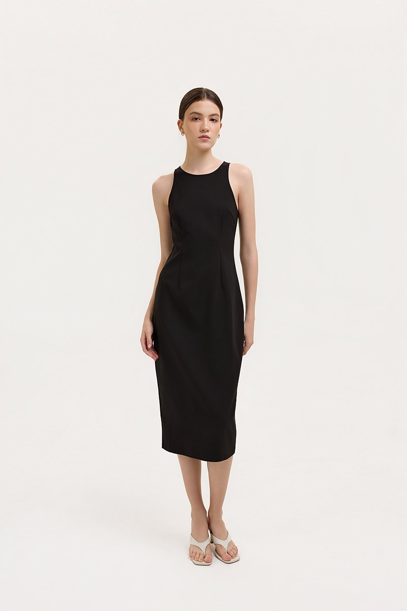 *BACKORDER 4* DEVINA TANK COLUMN MIDI DRESS