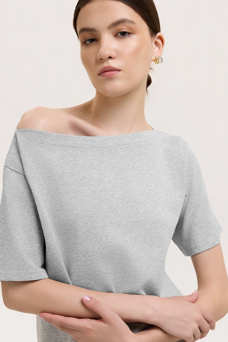 MARGE ASYMMETRIC OVERSIZED TEE