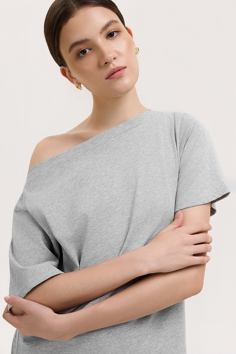 MARGE ASYMMETRIC OVERSIZED TEE
