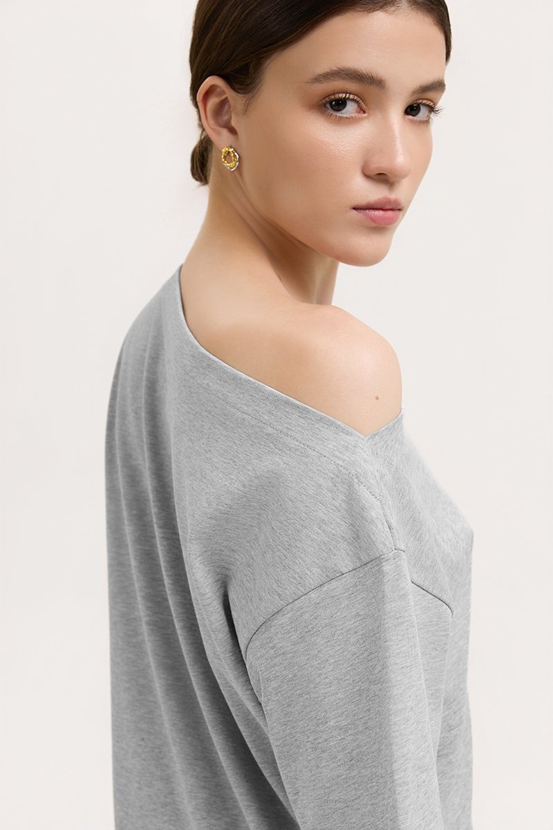 MARGE ASYMMETRIC OVERSIZED TEE
