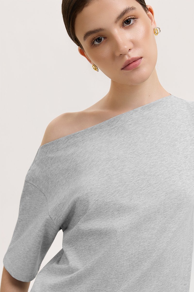 MARGE ASYMMETRIC OVERSIZED TEE